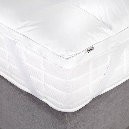 Hauz Ανώστρωμα Royal Μονό Polyester με Λάστιχα Εφαρμογής 100x200εκ.