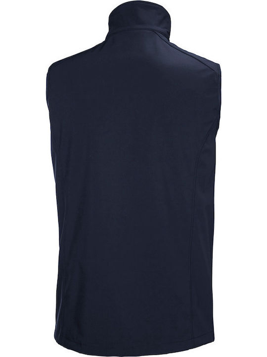 Paramount Sleeveless Jacket Softshell Waterproof and Windproof Blue