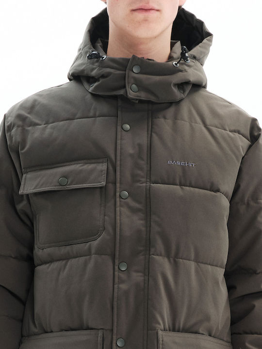 Χειμωνιάτικο Μπουφάν Puffer Olive