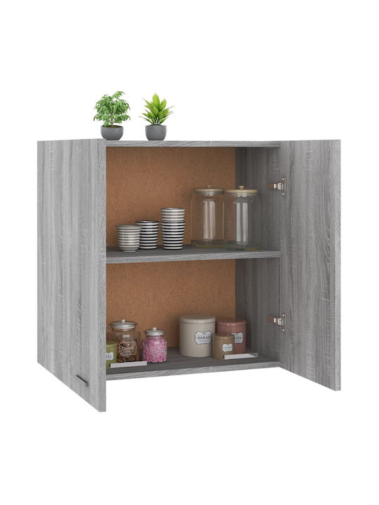 Wall Cabinet Gray L60xW31xH60cm