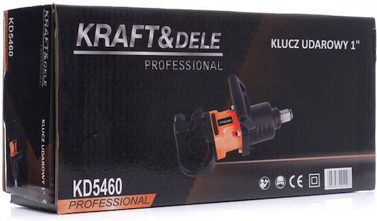 Kraft & Dele KD5460 Αερόκλειδο 1" με Μέγιστη Ροπή 489.46kgm