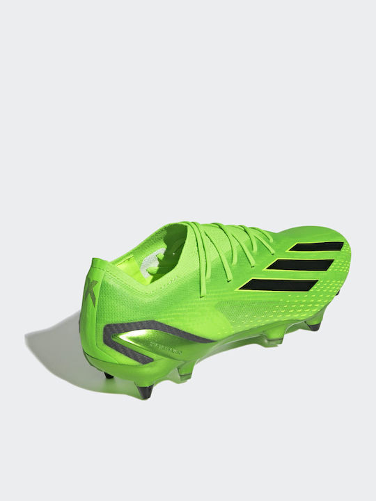 adidas X Speedportal.1 Football Shoes with Cleats Solar Green / Core Black / Solar Yellow