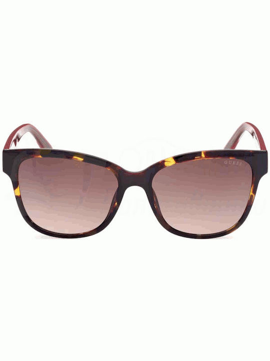 Guess Women's Sunglasses with Brown Tartaruga Plastic Frame and Brown Gradient Lens GU7823 52F