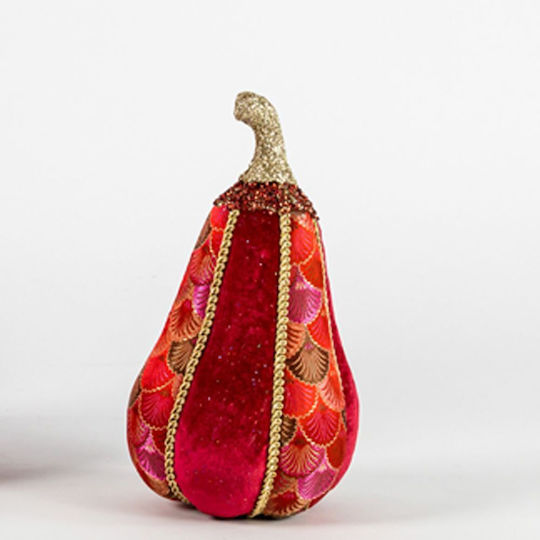 Iliadis Decorative Pumpkin made of Fabric 10x10x17cm 1pcs