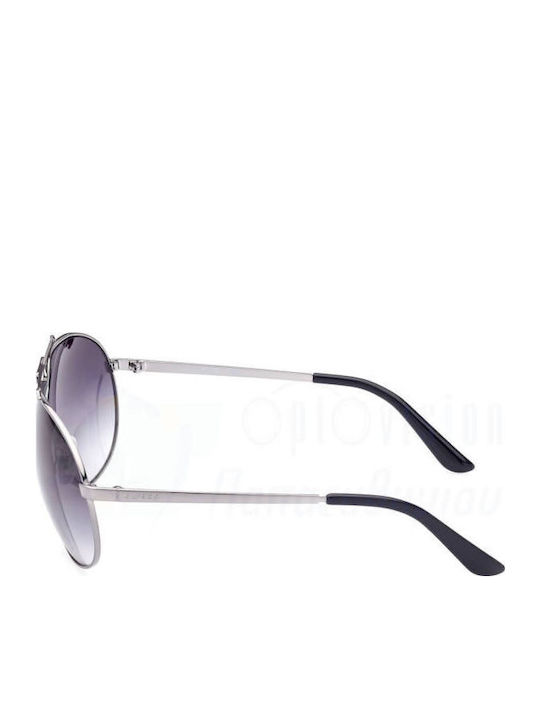 Guess Women's Sunglasses with Brown Tartaruga Metallic Frame and Grey Gradient Lenses GU5208 08B