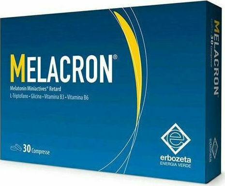 Erbozeta Melacron Συμπλήρωμα για τον Ύπνο 30 κάψουλες
