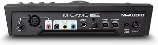M-Audio M Game RGB Dual MI/EM/000084 Εξωτερική Επαγγελματική Κάρτα Ήχου με Σύνδεση USB