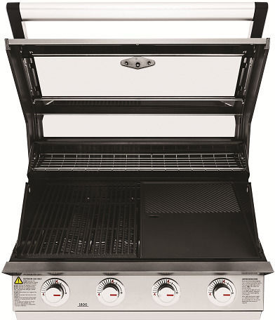 Beef Eater 1600 Series Ψησταριά Υγραερίου Μαντεμένιας Σχάρας και Πλάκας με 4 Εστίες 21.2kW
