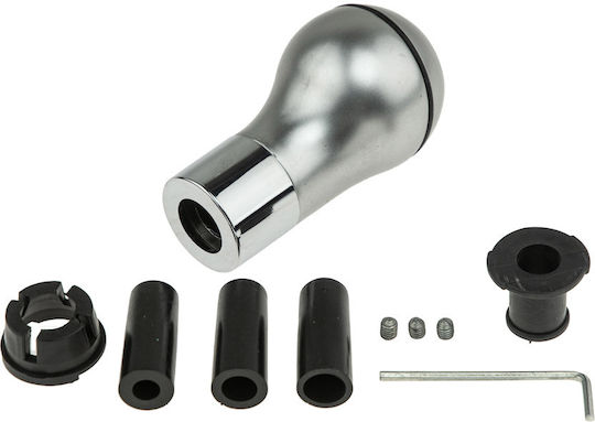 NTY 6 Shift Knob for BMW E87 E81/E82/E90/E91/E92/E93/E60/E61/X3/E83 Silver /AJ