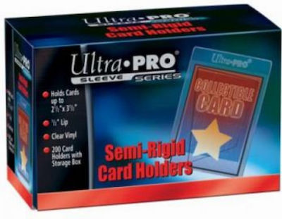 Ultra Pro Game Accessory Semi-Rigid 1/2" Lip Sleeves 200τμχ 81150