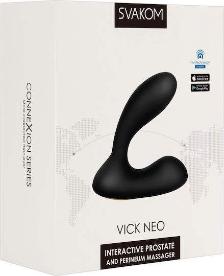 Svakom Vick Neo Πρωκτικός Δονητής Μαύρος 2.7cm