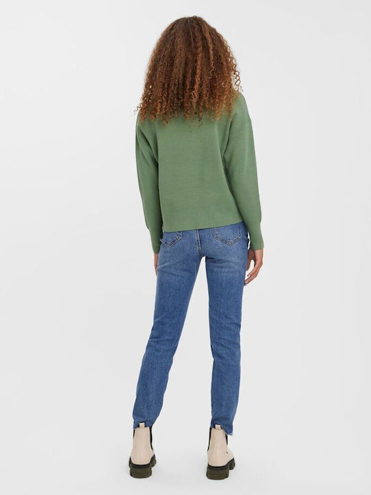 Vero Moda Women's Long Sleeve Sweater Green