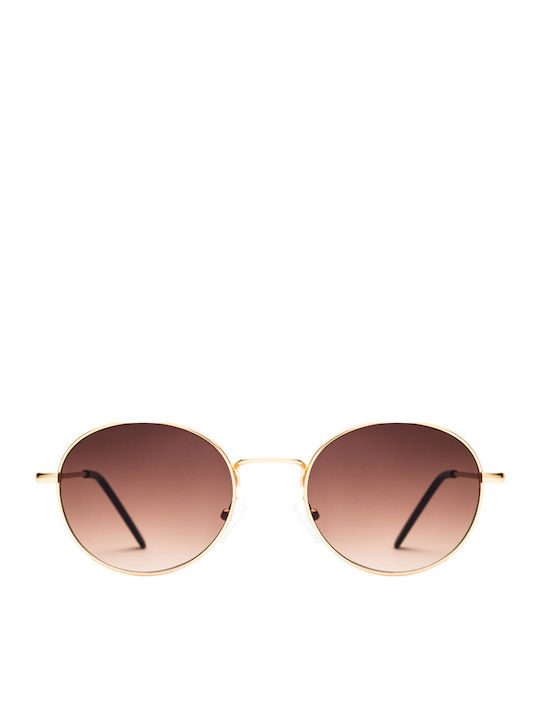 Torbole Sunglasses Χρυσά with Metal Frame & Brown Lens Torbole Sunglasses Χρυσά with Metal Frame & Brown Lens