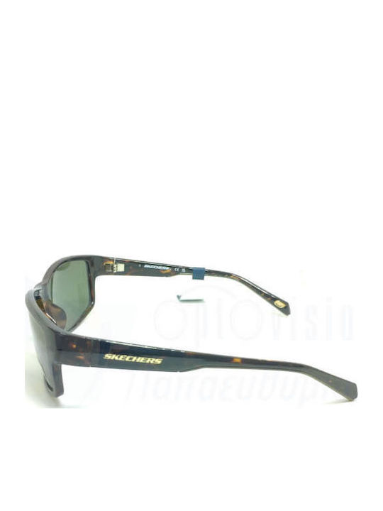 Skechers Men's Sunglasses with Brown Tartaruga Plastic Frame SE6159 52R