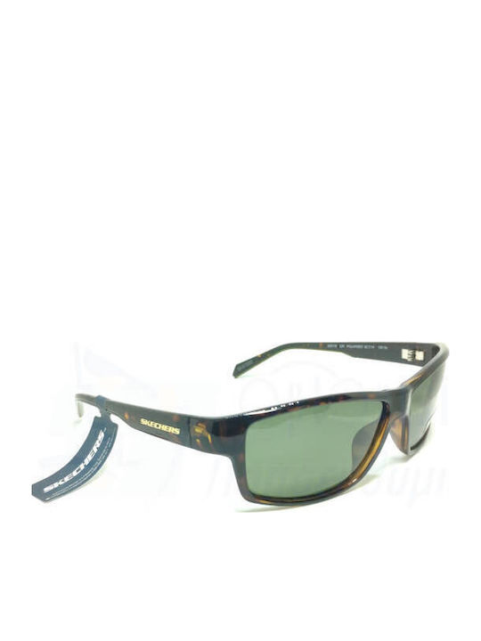 Skechers Men's Sunglasses with Brown Tartaruga Plastic Frame SE6159 52R