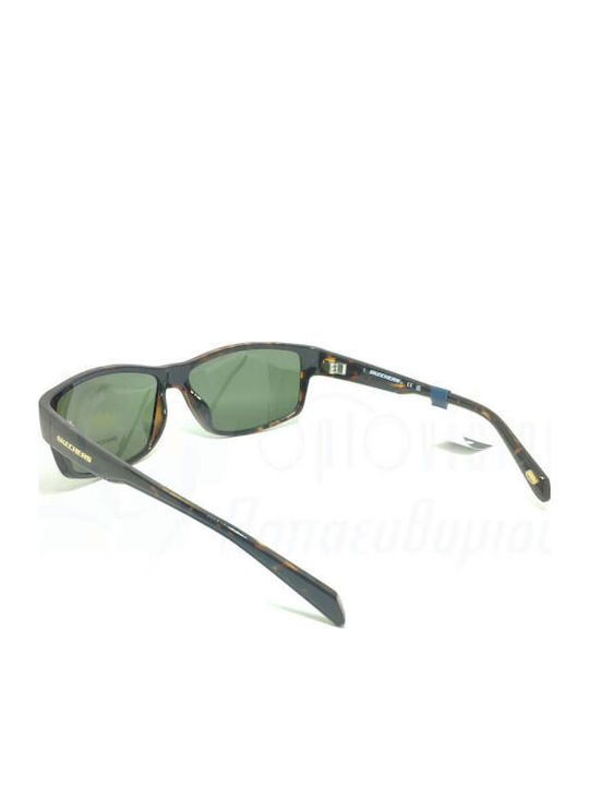 Skechers Men's Sunglasses with Brown Tartaruga Plastic Frame SE6159 52R
