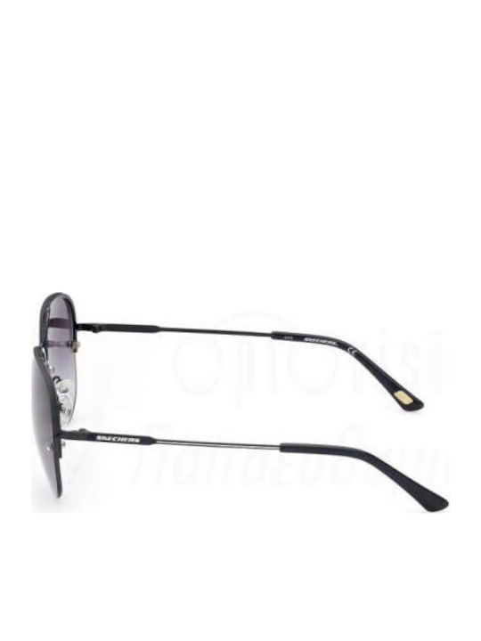 Skechers Women's Sunglasses with Black Frame and Black Gradient Lens SE6044 01B