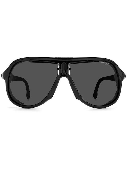 Carrera Hyperfit Ochelari De Soare Pentru Bărbați Cu Ramă Neagră Din Plastic Și Lentile Gri 21S 807/IR