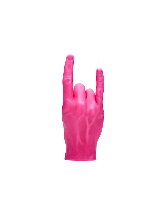 Candlehand Lumânare Decorativă You Rock Roz 310gr 1buc
