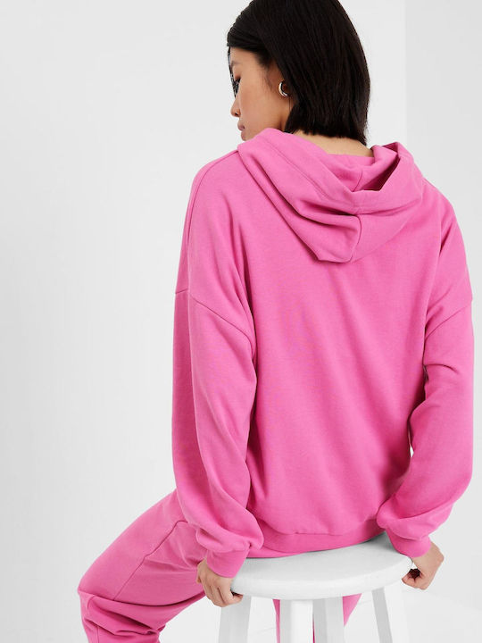 GAP Logo Easy Women's Hooded Sweatshirt Fuchsia