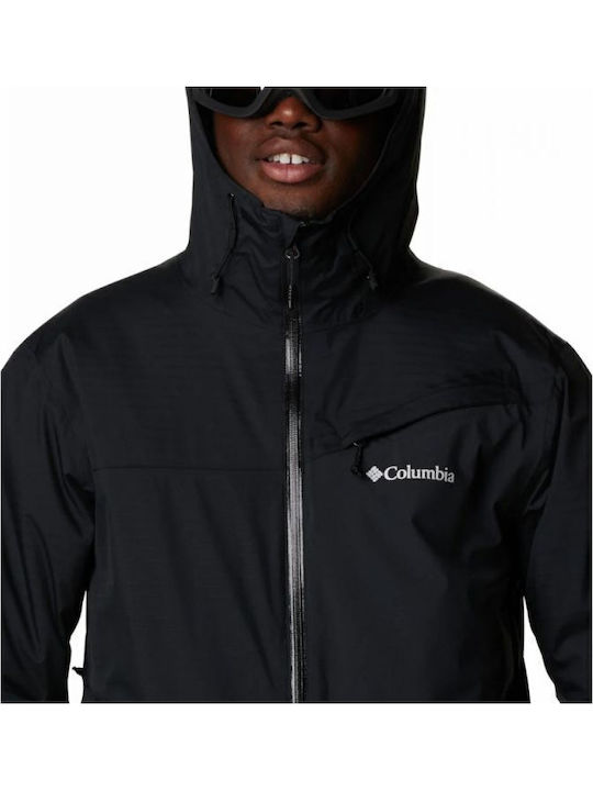 Iceberg Point Winter Jacket Hardshell Waterproof and Windproof Black