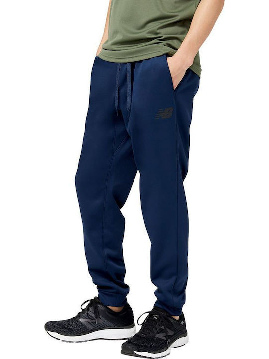 Jogginghose Glänzend mit Gummizug Marineblau