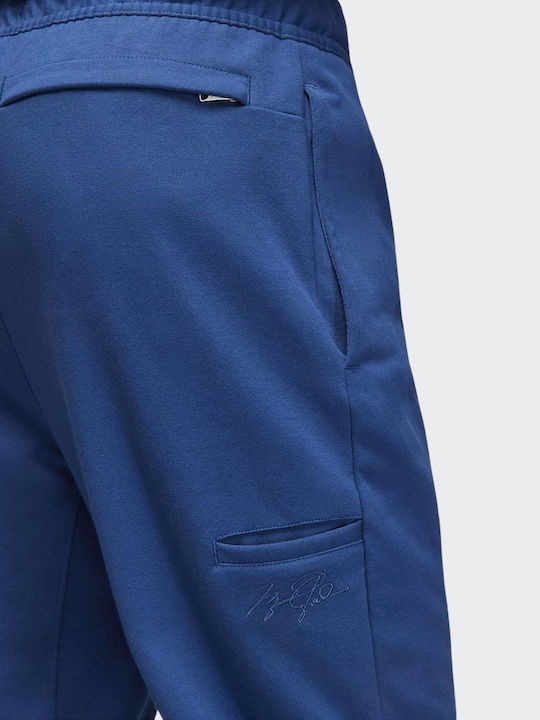 Sweatpants with Elastic Blue