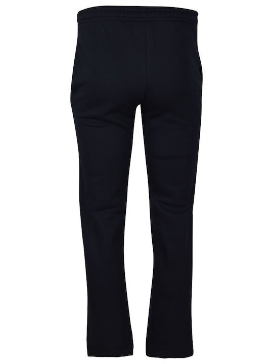 Sweatpants with Elastic Navy Blue