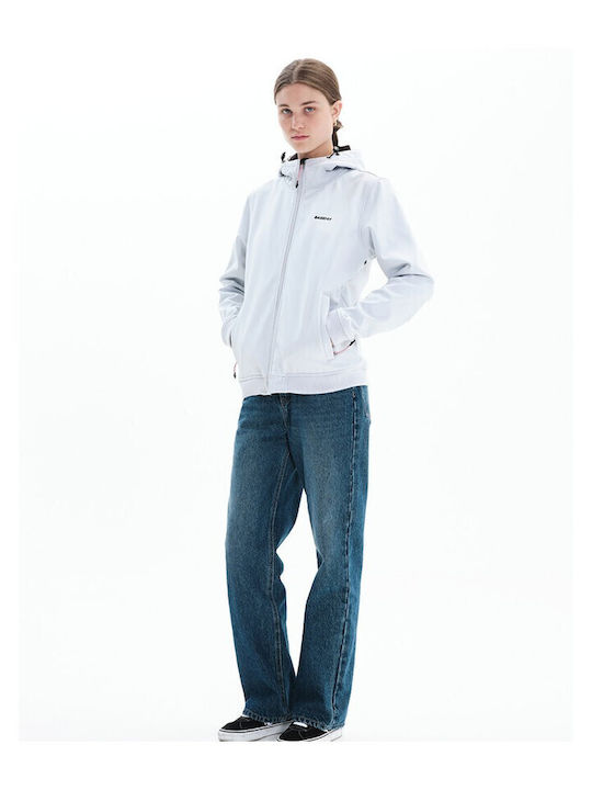 Damen Softshell Jacke Eisweiß