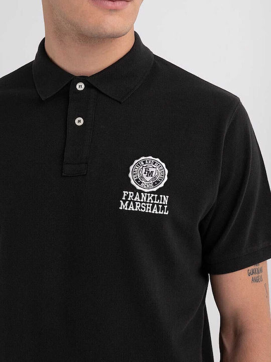 Polo Short Sleeve Black Blouse