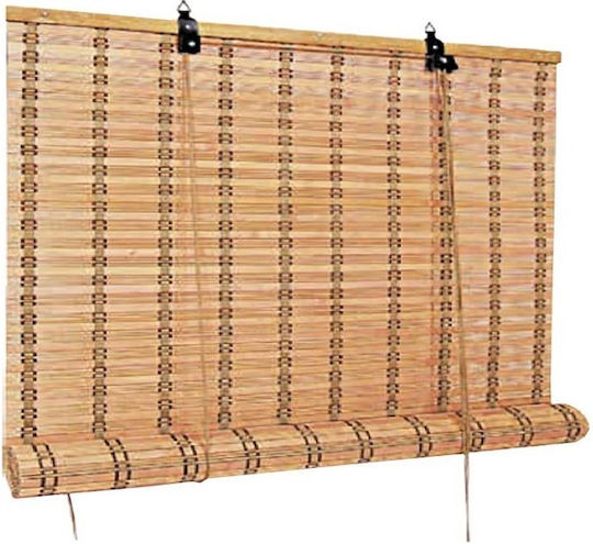 Klikareto Beschattungsrollo Bamboo Coffee L150xH180cm Klikareto Beschattungsrollo Bamboo Coffee L150xH180cm