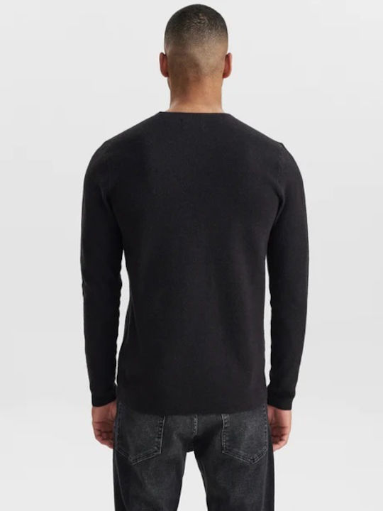 Gabba Tomas Herren Langarm-Pullover Schwarz 10019-0899