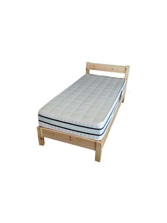 Νο2 Κρεβάτι Ημίδιπλο Ξύλινο για Στρώμα 120x190cm Επιλογές Χρώματος