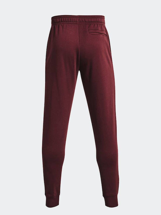 Rival Sweatpants with Elastic Burgundy