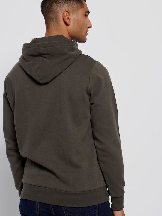 Sweatshirt with Hood Khaki