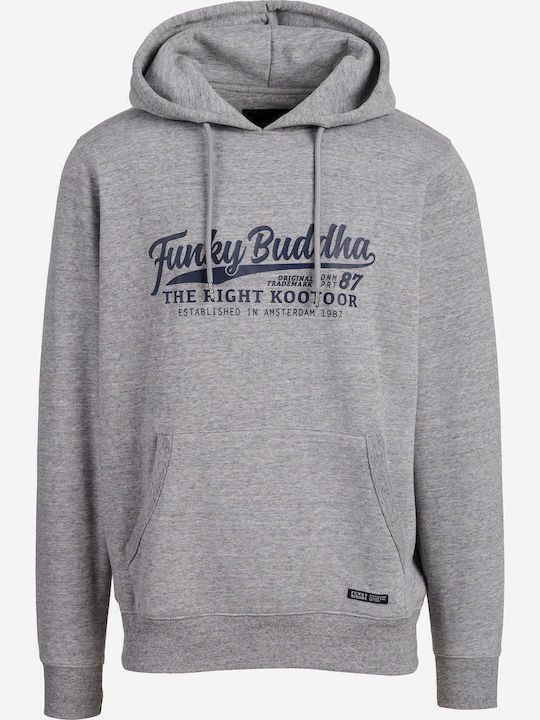 Sweatshirt mit Kapuze grey melange