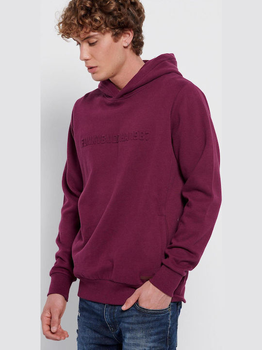 Sweatshirt mit Kapuze grape