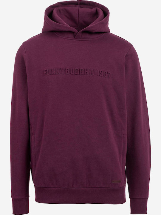 Sweatshirt mit Kapuze grape