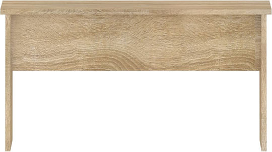 Rectangular Central Wooden Coffee Table with Lifting Mechanism Beige W80xL50.5xH41.5cm