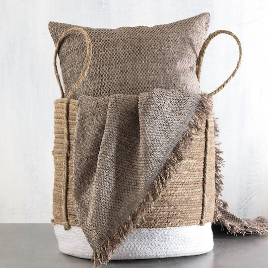 Rythmos Rowen Sesselüberwurf Zwei Seiten Chenille 160x180cm Braune Herstellerfarbe