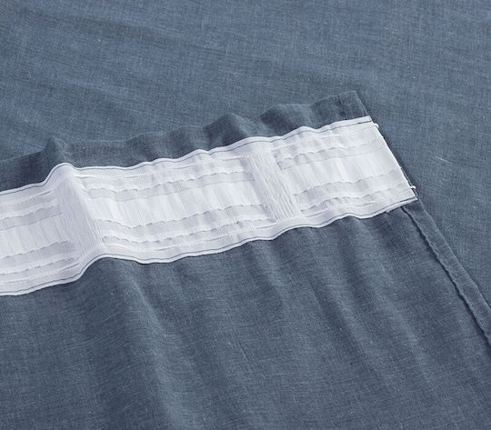 Nef-Nef Homeware Перде с Плик с Писалка Antel Denim 140x270см