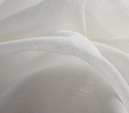 Nef-Nef Homeware Κουρτίνα με Τρέσα Roxane Ecru 140x270εκ.