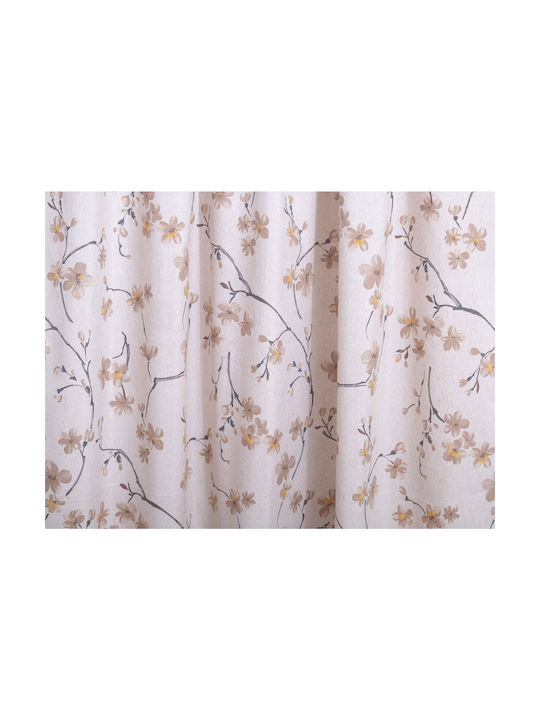 Viopros Curtain with Pencil Pleat Ruby Bez 669326 280x270cm