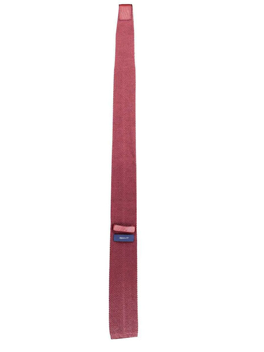 Gant Ανδρική Γραβάτα Μονόχρωμη σε Ροζ Χρώμα