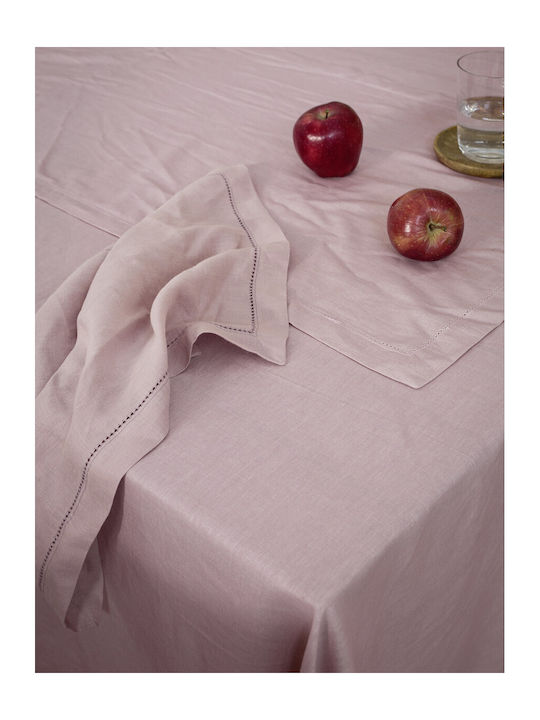 Nima Τραπεζομάντηλο Linho Dusty Pink 150x250εκ.