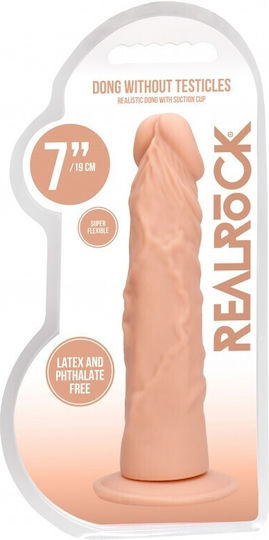Shots Real Rock Dong Ohne Hoden Realistisches Dildo Mit Saugnapf Flesh 18cm
