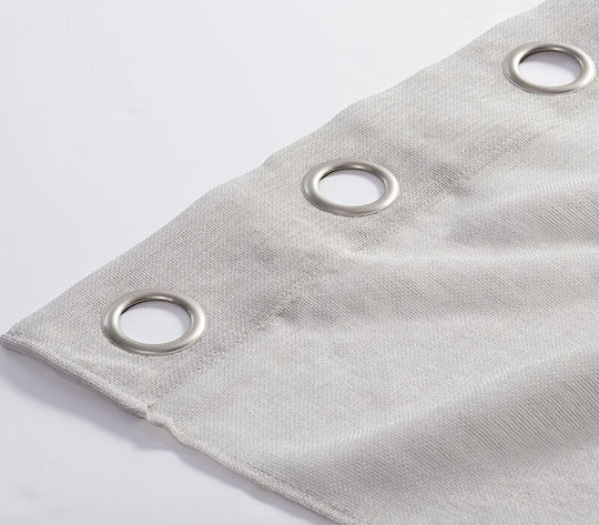 Nef-Nef Homeware Monique Curtains With Beige Grommets 140x265cm Nef-Nef Homeware Monique Curtains With Beige Grommets 140x265cm