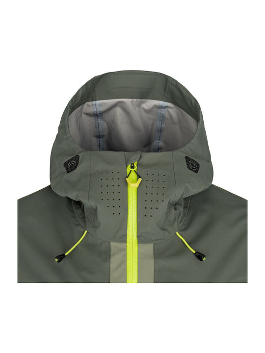 Kilpi Hastar QM0101KI-KHK Ανδρικό Μπουφάν για Σκι & Snowboard Πράσινο