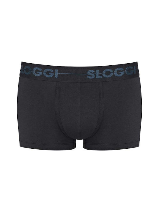 Go Holiday Hipster Ανδρικά Μποξεράκια Grey/Green με Σχέδια 2Pack