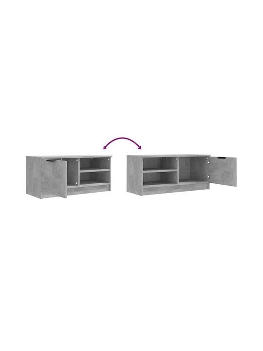 TV-Ständer Grau M80xT35xH36,5cm